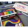 12 Feutres Stabilo Pen 68 Brush Arty