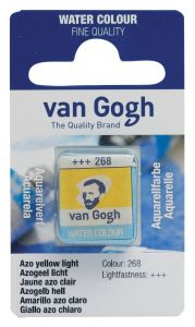 Aquarelle Fine Van Gogh - demi godet - jaune azo clair