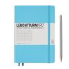 Carnet Leuchtturm rigide - 14,5x21cm - Ice Blue - Ligné