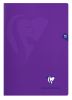 Cahier Clairefontaine Mimesys - 24x32 cm - 96 pages - petits carreaux - violet