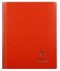 Cahier Clairefontaine Koverbook - A4+ - 160 pages - petits carreaux - rouge