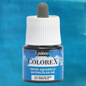 Flacon d'Encre Colorex Pébéo - 45ml - Bleu de Chine