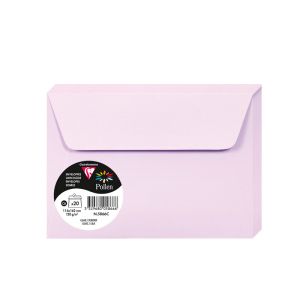 20 Enveloppes Pollen Clairefontaine - 114x162 mm - lilas