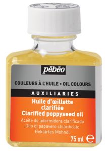 Huile d'Oeillette clarifiée Pébéo - 75 ml