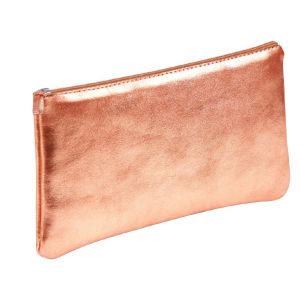 Trousse rectangulaire cuir cuirisé - cuivre