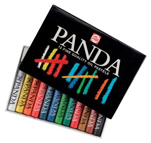 Pastels à l'Huile Panda Talens - boîte de 12