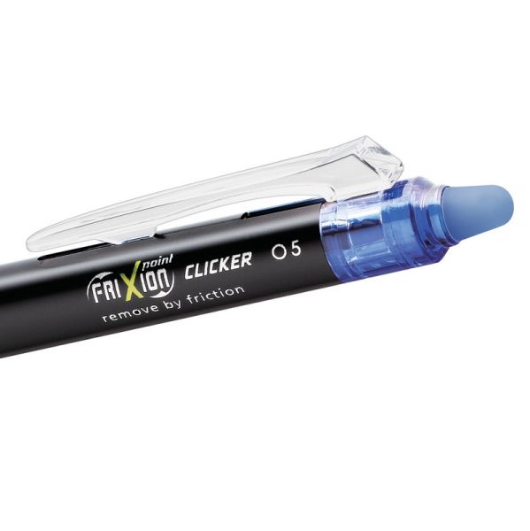 Stylo Gomme Bleu - Frixion Point Clicker 0,5 mm