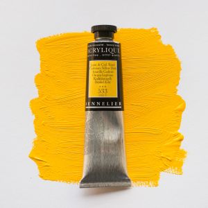Peinture Acrylique Sennelier - extra-fine - 60ml - jaune de cadmium foncé