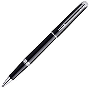 Stylo Roller Waterman Hémisphère - laqué noir - pointe fine