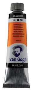 Peinture à l'Huile Van Gogh fine - 40 ml - orange cadmium