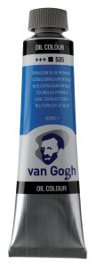 Peinture à l'Huile Van Gogh fine - 40 ml - bleu céruleum phtalo