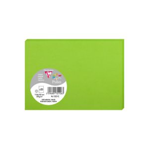 25 Cartes Pollen Clairefontaine - 110x155 mm - vert menthe