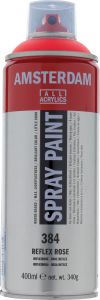 Bombe de Peinture Acrylique Amsterdam - 400ml - rose reflex