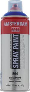 Bombe de Peinture Acrylique Amsterdam - 400ml - outremer