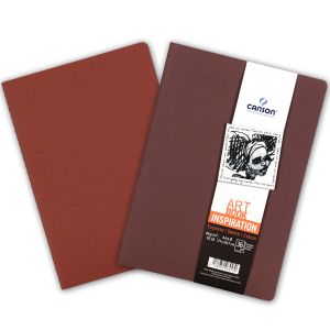 Kit 2 Carnets de Croquis Canson Art Book Inspiration - A4 - 36 feuilles - 96g - pourpre