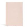 Carnet Papier Pierre Karst - Rigide - 14,8x21 cm -Rose poudré - Ligné