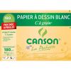 Pochette Papier Canson - Dessin blanc - A3 - 10 feuilles - 180 g