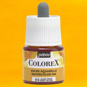 Flacon d'Encre Colorex Pébéo - 45ml - Jaune foncé