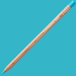 Crayon de Couleur Luminance Caran d'Ache - bleu turquoise
