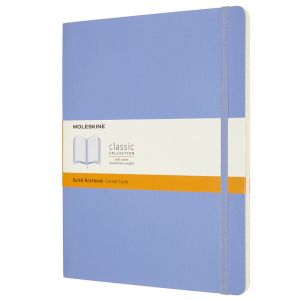 Carnet Moleskine Souple - 19x25 cm - Ligné - Bleu clair