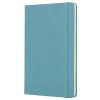 Carnet Moleskine Rigide - 13x21 cm - Pages blanches - Bleu récif