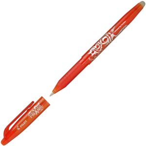 Stylo Frixion Pilot - pointe moyenne 0,7 mm - orange