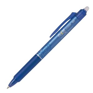 Stylo Frixion Clicker Pilot - pointe fine 0,5 mm - bleu