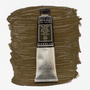 Peinture Acrylique Sennelier - extra-fine - 60ml - terre d'ombre naturelle