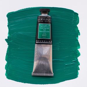 Peinture Acrylique Sennelier - extra-fine - 60ml - vert émeraude véritable