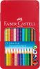 Boîte de 12 Crayons de Couleur Aquarellables Faber-Castell colour grip