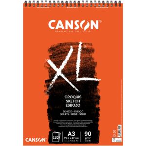 Bloc Croquis XL Canson - A3 - 120 Feuilles - 90g/m²