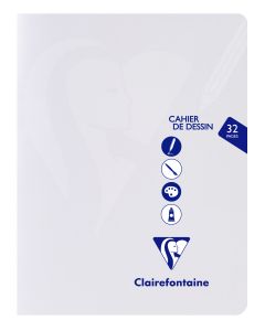 Cahier de Dessin Clairefontaine - 17x22 cm - 32 pages - 125g