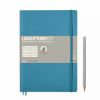 Carnet Leuchtturm souple - 14,5x21cm - Bleu Nordique - ligné