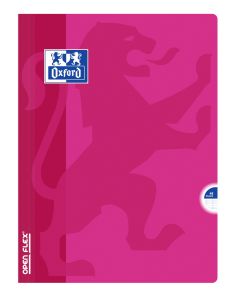 Cahier Oxford open flex - 24x32 cm  - 48 pages - Séyès – fuschia