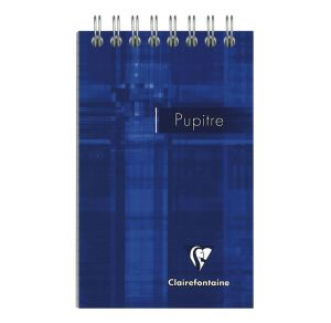 Bloc-Notes Clairefontaine Pupitre - 7,5x12,7 cm - 80 feuilles - petits carreaux