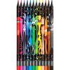 12 Crayons de Couleur Maped black monster