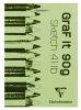 Bloc Papier Dessin Graf It Clairefontaine - A7 (7,4x10,5cm) - 80 feuilles - 90g/m²