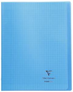 Cahier Clairefontaine Koverbook - 24x32 cm - 140 pages – Séyès - bleu