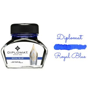 Flacon d'Encre Diplomat - bleu royal - 30 ml