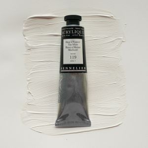 Peinture Acrylique Sennelier - extra-fine - 60ml - blanc à nuancer