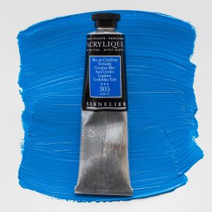 Peinture Acrylique Sennelier - extra-fine - 60ml - bleu de céruléum