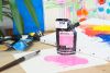 Peinture Acrylique Abstract Sennelier - 120ml - rose fluorescent