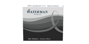 Étui de 6 Cartouches Waterman - courtes - noir intense