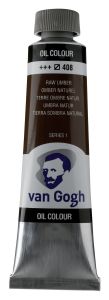 Peinture à l'Huile Van Gogh fine - 40 ml - terre ombre naturelle