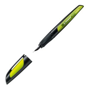 Stylo-plume Stabilo Easy buddy - noir-vert - droitier