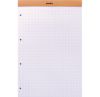 Bloc-Notes Rhodia n°20 - A4 - 80 feuilles perforées - petits carreaux