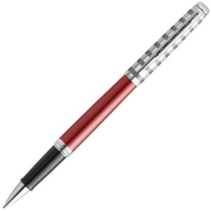 Stylo Roller Waterman Hémisphère - deluxe rouge le club - pointe fine