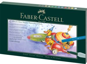 Coffret cadeau Faber-Castell Albrecht Dürer - Crayons de couleur aquarellables x12