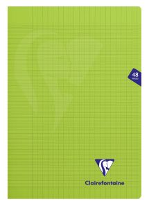 Cahier Clairefontaine Mimesys - A4 - 48 pages - Séyès - vert