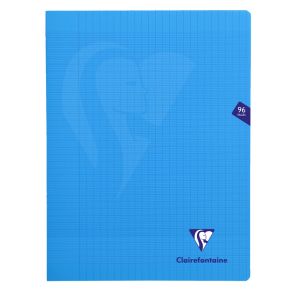 Cahier Clairefontaine Mimesys - 24x32 cm - 96 pages - Séyès - bleu